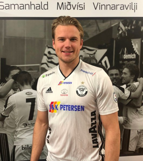 Sebastian Pingel skoraði annað málið ímóti TB og hevur nú skorað tíggju mál fyri B36 í ár