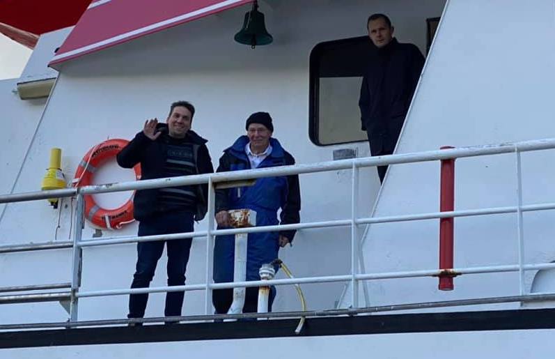 Háldan Haldansen (vinstru megin) er ógvuliga spentur upp á nýggju avbjóðingina.