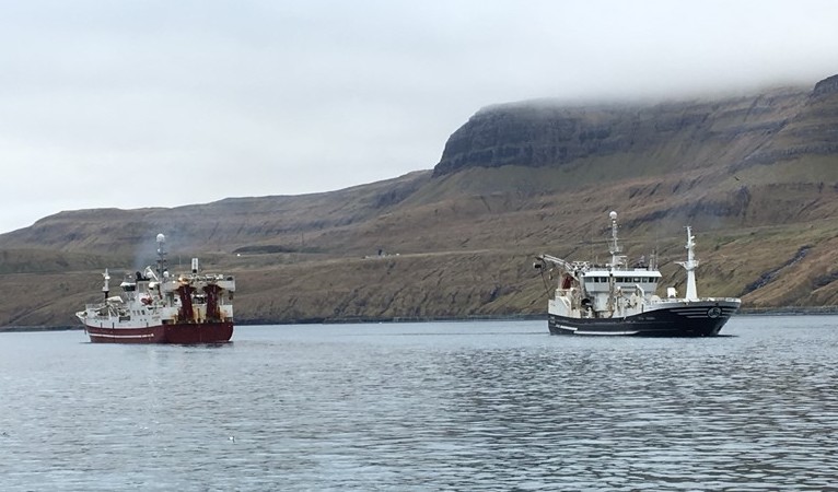 Á myndini, sum Havsbrún eigur, síggja vit Borgaran og Fagraberg.
