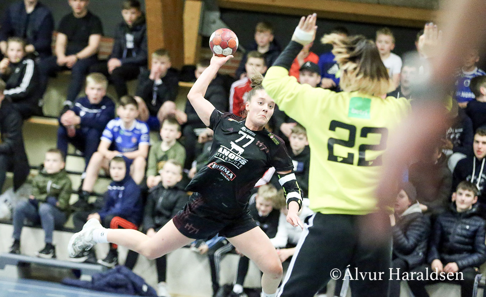 Jana Mittún og liðfelagarnir í H71 vunnu bronsudystin á Kyndli í dag