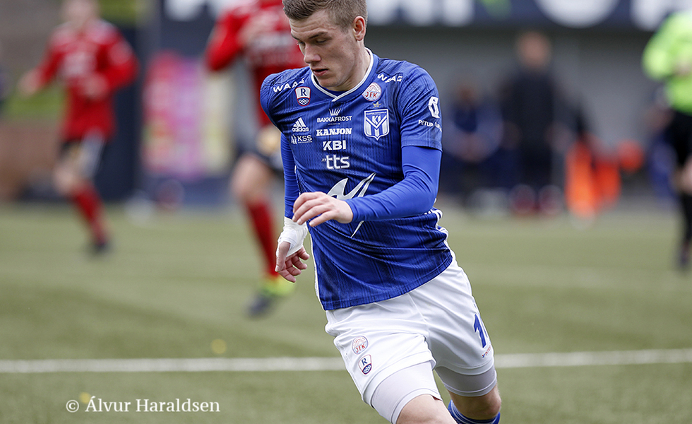 Jóannes Bjartalíð skoraði til 4-0 og 5-0 til KÍ, serliga 5-0 málið var framúr gott