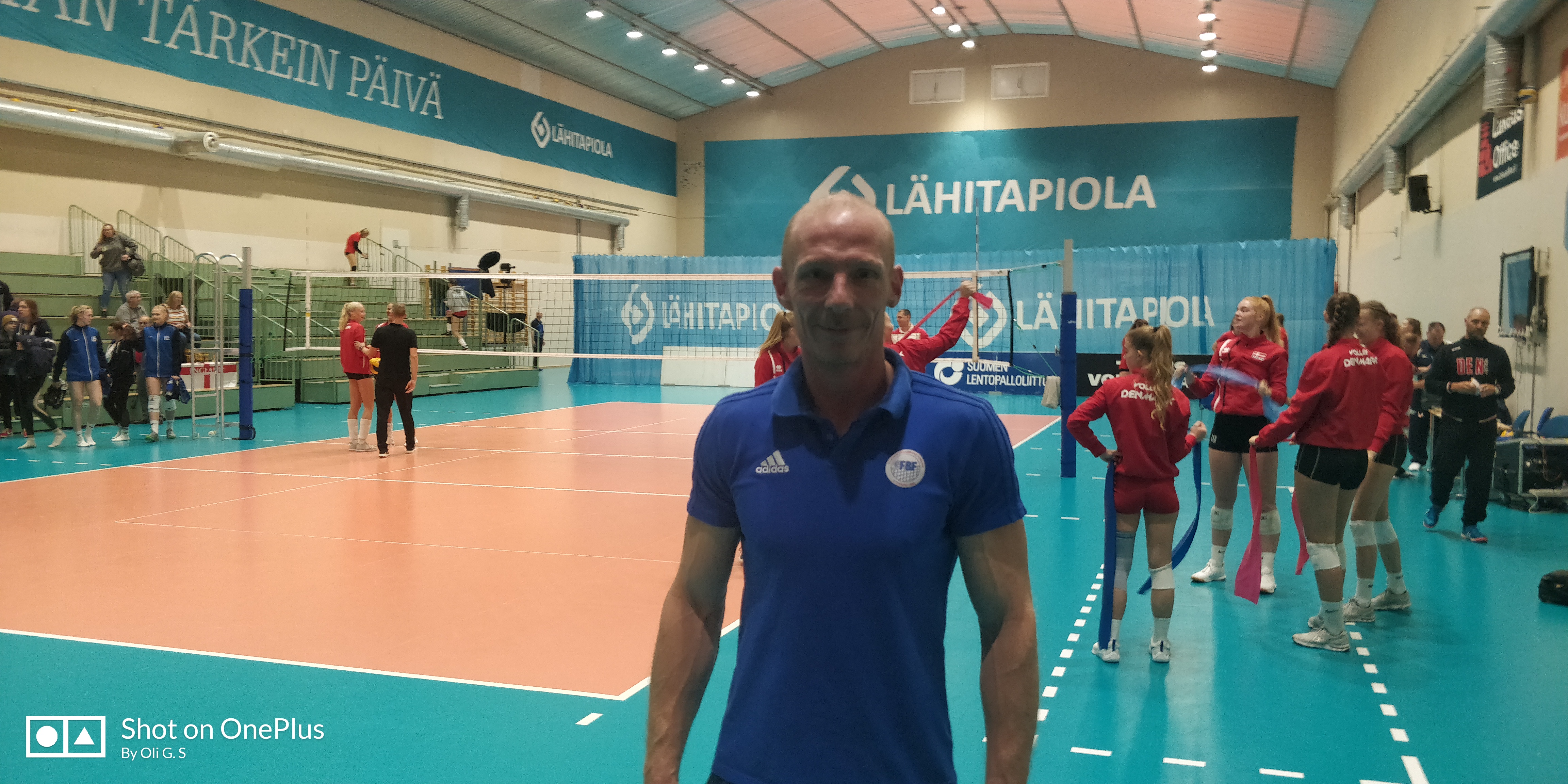 Lars Engell er landsliðsvenjari hjá U19 kvinnulandsliðnum í flogbólti (Mynd: Óli G. Samuelsen)