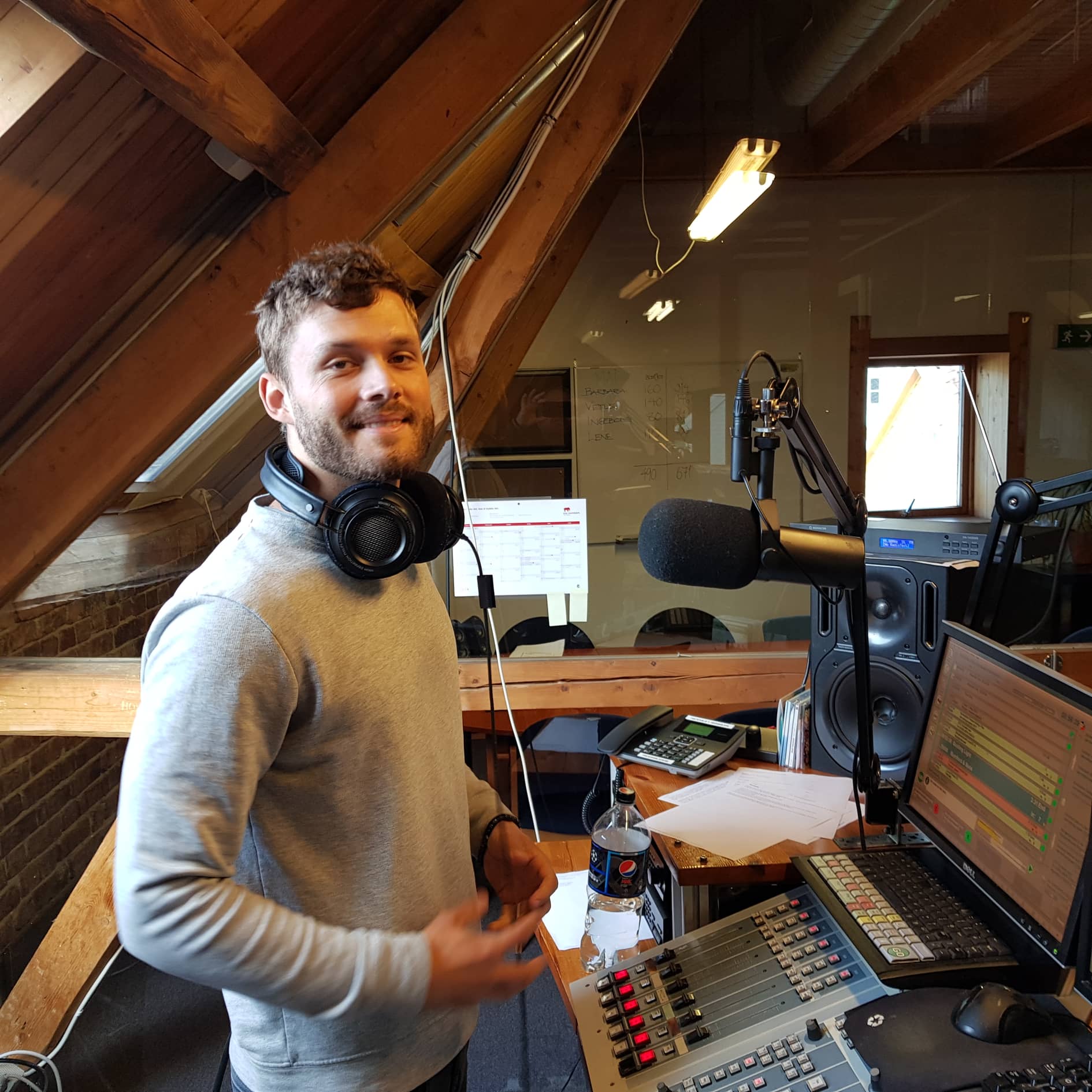 Rógvi Baldvinsson er útvarpsmaður hjá Jærradio í Sandnes sunnanfyri Stavanger