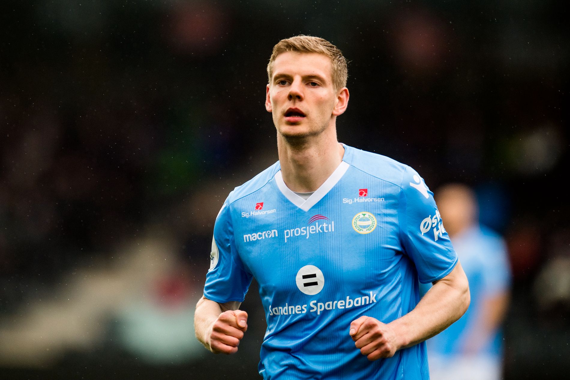 Ári Mohr Jónsson skoraði fyrsta málið tá Sandnes ULF vann seg víðari í norsku steypakappingini