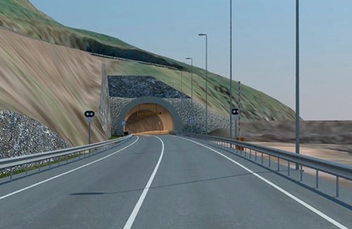 Mynd: Eysturoyar- og Sandoyartunnil