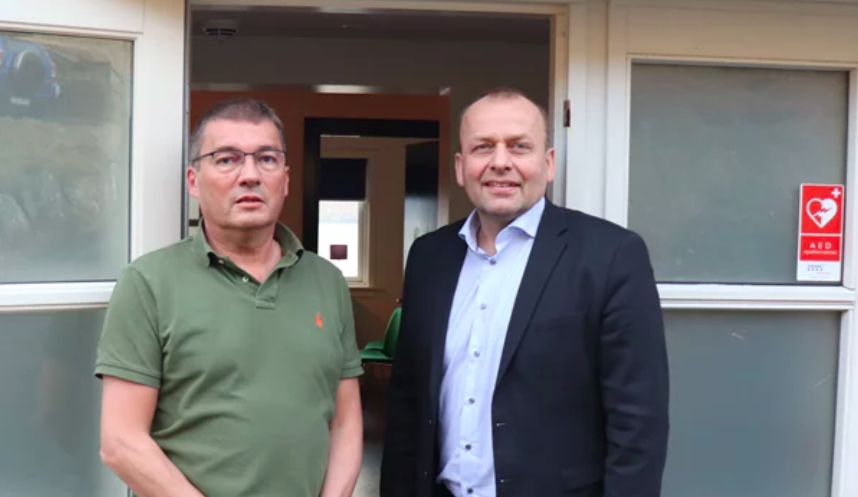 Sjúrður Knudsen og Kaj Leo Holm Johannesen