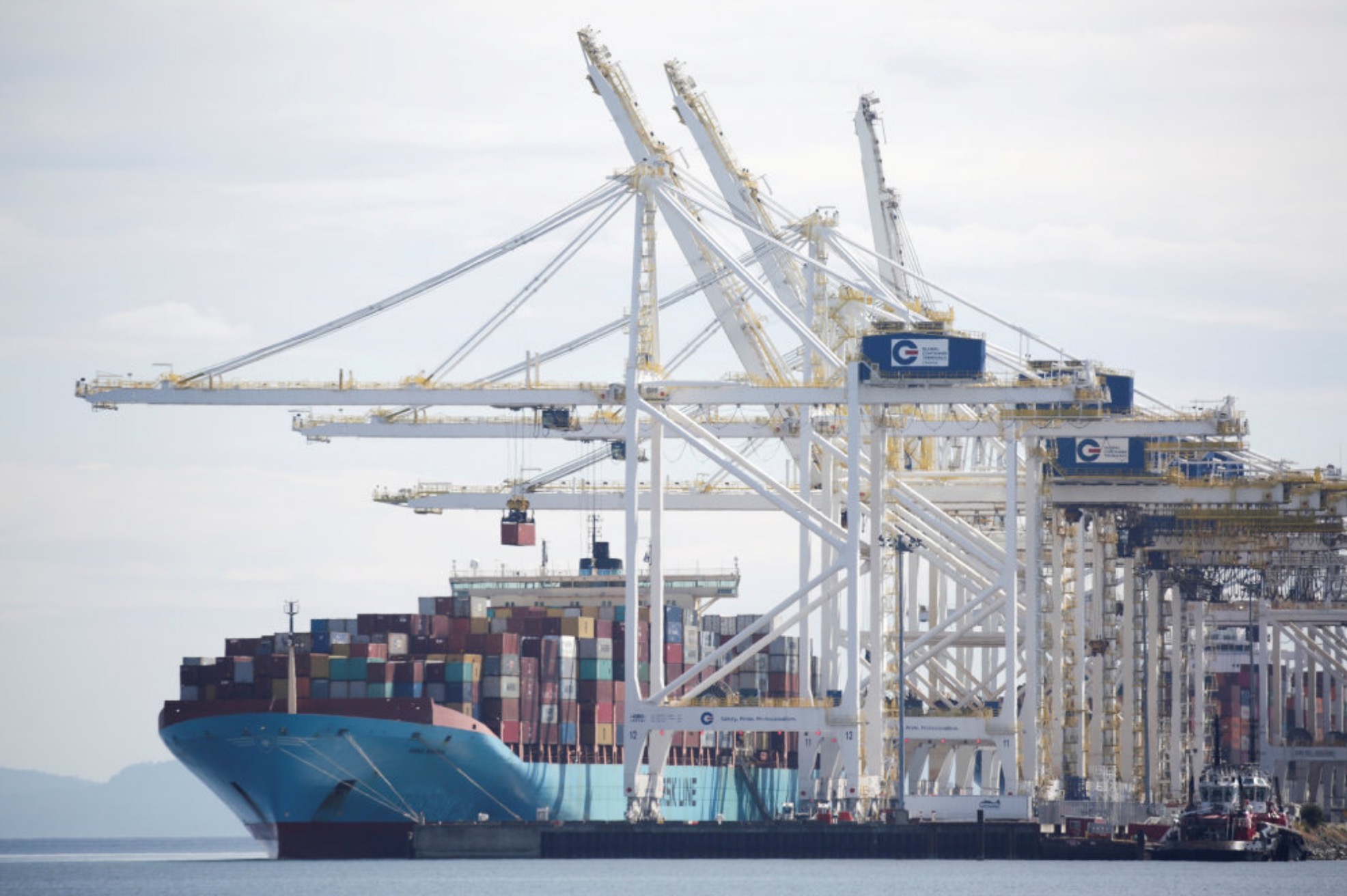 Danska felagið Mærsk hevur hóast koronukreppuna tjent fleiri pengar í triðja ársfjórðingi í ár í mun til sama ársfjórðing í fjør. (Arkivfoto) - Foto: Jason Redmond/Reuters