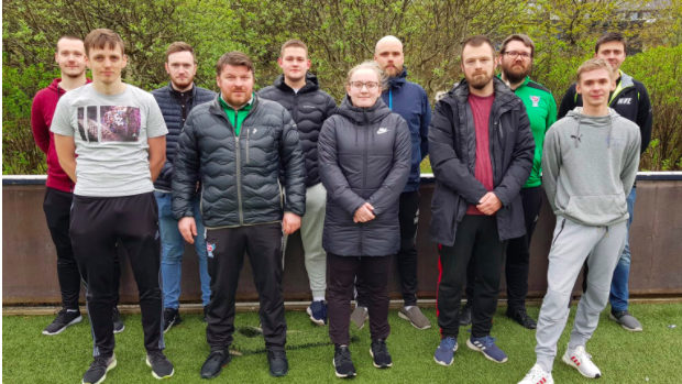 Tey 11, ið tóku lut á C-dómaraskeiðnum – Mynd: www.FSF.fo