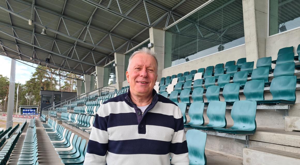 Stjórin í IFK Mariehamn, Peter Mattson (Mynd: Ålands Radio och TV)